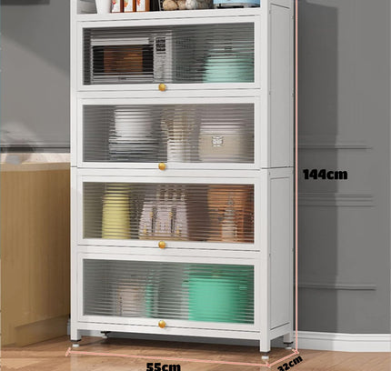 خزانة تخزين متعددة الوظائف مكونة من 4 طبقات