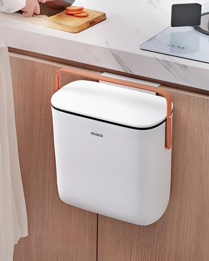 Wall Hanging Trash Bin Basket